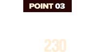 POINT 03 1인 운영 기준 일 최대 230만 원